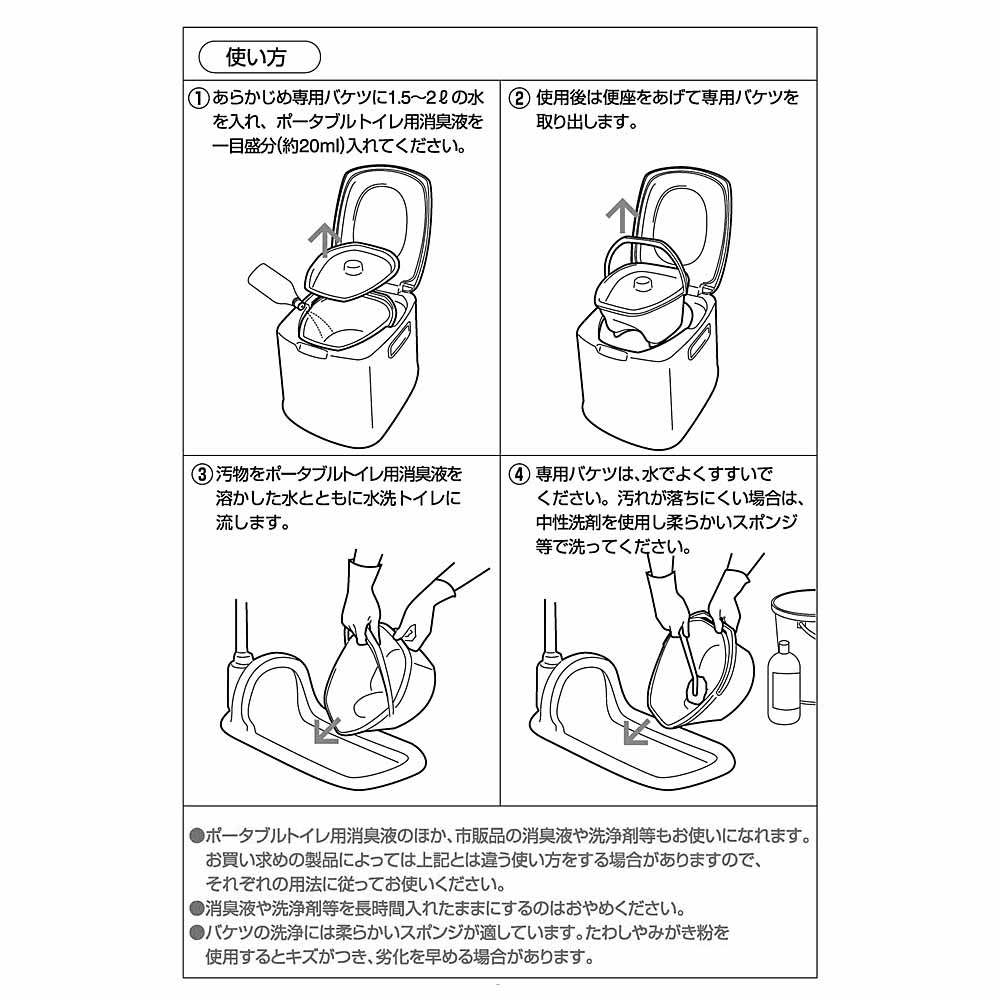 ポータブルトイレＳ型