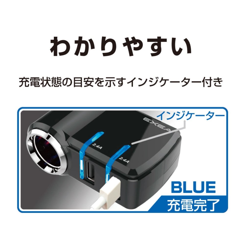 ＵＳＢソケット モニター付　ＥＭ１５３