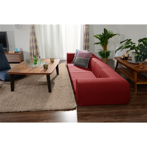 フロアマットソファL A683a－563RED(ダリアンレッド) インテリア ホームセンターコーナンの通販サイト