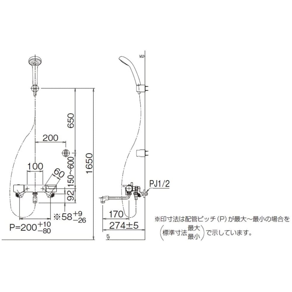 ＩＮＡＸ浴室用サースタット付シャワーバス水栓(RBF-811): 住宅設備・電設・水道用品|ホームセンターコーナンの通販サイト