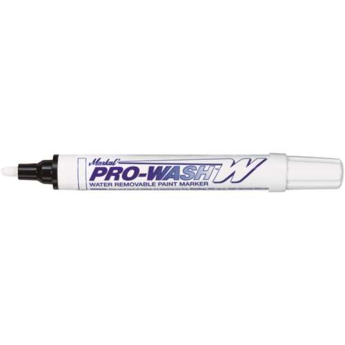 ■ＬＡＣＯ　Ｍａｒｋａｌ　工業用マーカー「ＰＲＯ　ＷＡＳＨ」　白　９７０３０