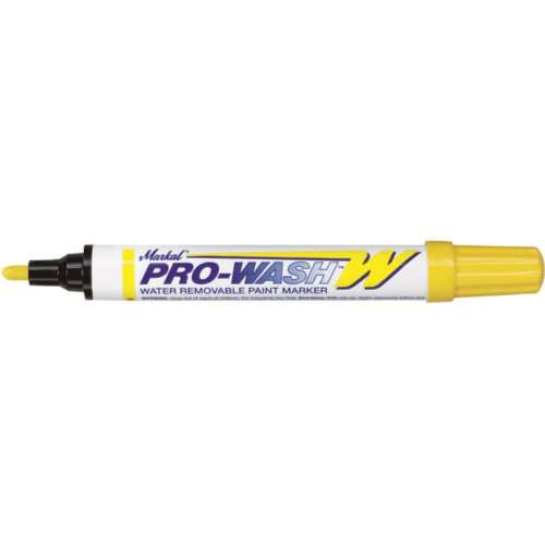 ■ＬＡＣＯ　Ｍａｒｋａｌ　工業用マーカー「ＰＲＯ　ＷＡＳＨ」　黄　９７０３１