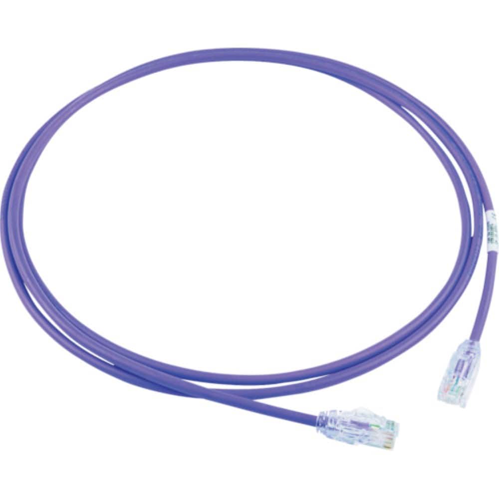 ■パンドウイット　カテゴリ６Ａ細径パッチコード　２ｍ　紫　ＵＴＰ２８Ｘ２ＭＶＬ UTP28X2MVL