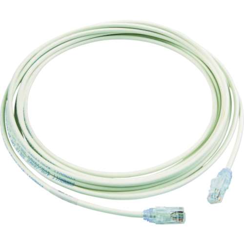 ■パンドウイット　カテゴリ６Ａ細径パッチコード　５ｍ　オフホワイト　ＵＴＰ２８Ｘ５Ｍ