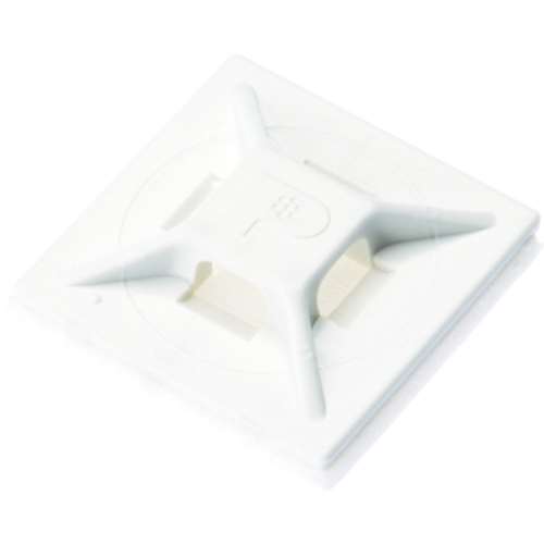 ■パンドウイット　マウントベース　アクリル系粘着テープ付き　白　ABMM-AT-C