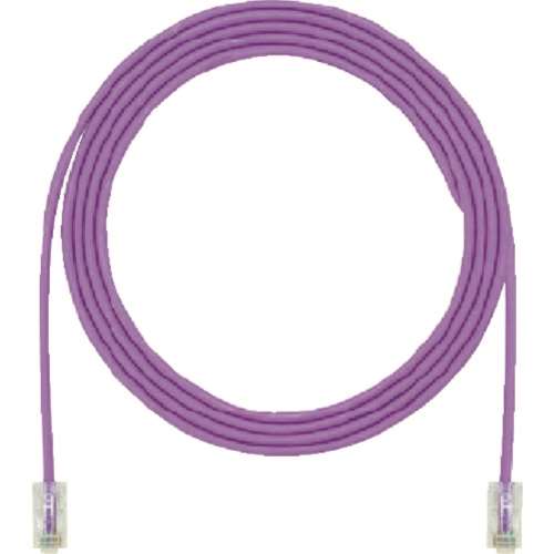 ■パンドウイット　カテゴリ６細径パッチコード　２ｍ　紫　ＵＴＰ２８ＳＰ２ＭＶＬ