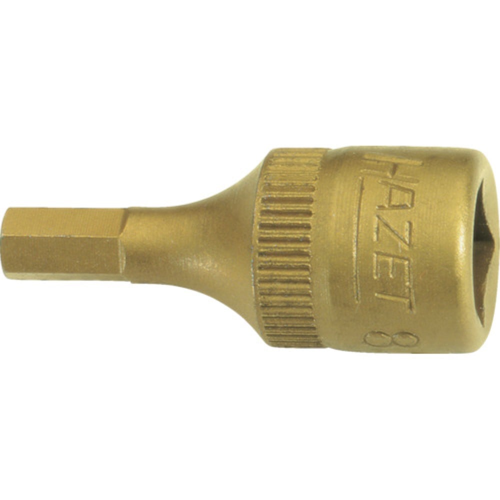 ■ＨＡＺＥＴ　ショートヘキサゴンソケット（差込角６．３５ｍｍ・チタンコーティング）　8501H-3 8501H-3