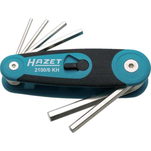 ■ＨＡＺＥＴ　六角棒レンチセット（６本タイプ・ナイフ式）　21006KH
