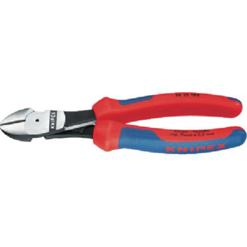 ■クニペックス　強力型ニッパー　バネ付　１６０ｍｍ　7412-160