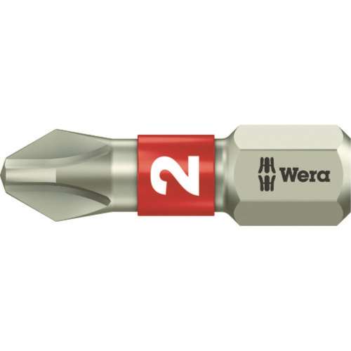 ■Ｗｅｒａ　３８５１／１　ステンレストーションビット　プラス２Ｘ２５　071011