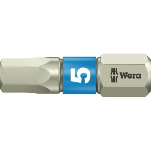 ■Ｗｅｒａ　３８４０／１　ステンレストーションビット　ヘキサゴン５．０Ｘ２５　071075