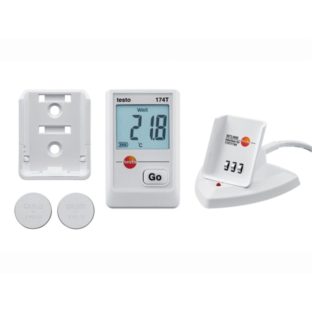 ■テストー　ミニ温度データロガＵＳＢインターフェイス付セット　TESTO174T-S TESTO174T-S
