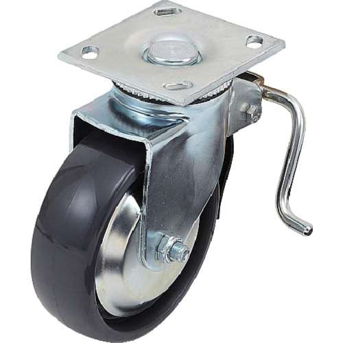 ■ＬＡＭＰ　重量用キャスター径１５２自在ブレーキ付ＳＥ（２００‐１３３‐３８３）　31-406B-PSE