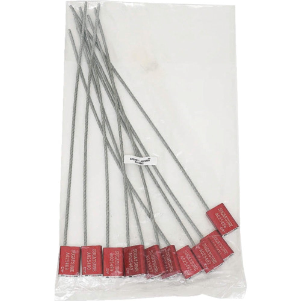 ■ＬＡＭＰ　封印具ワイヤーロック　径３．５　１袋１０個入（２６０－０１３－５２２　ALL-35 ALL-35