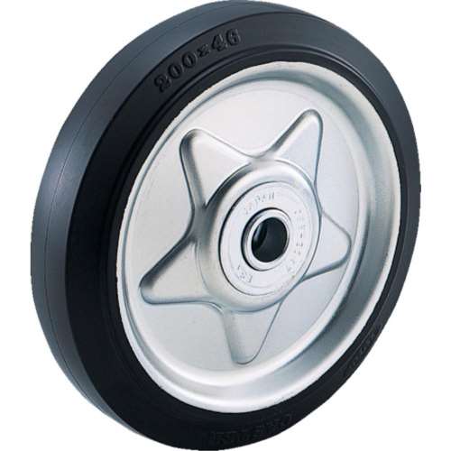 ■トラスコ中山(TRUSCO)　ゴム車輪　Φ１００  TW-100  (100MM)