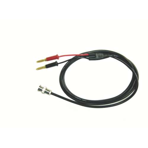 ■テイシン電機　同軸テストリード　１．５ｍ　バナナプラグ（金メッキ）⇔ＢＮＣプラグ　CCA104