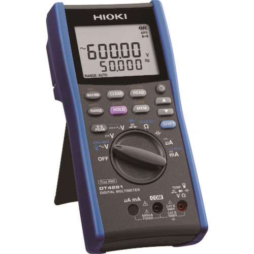 ■ＨＩＯＫＩ　デジタルマルチメータ（Ａ端子なし）　DT4281