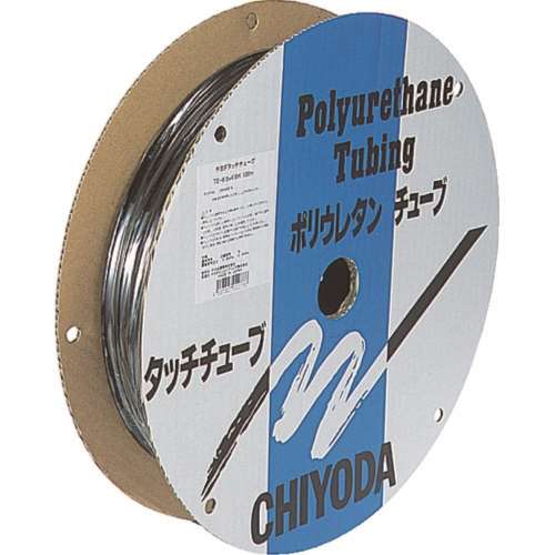 ■チヨダ　ＴＰタッチチューブ　６ｍｍＸ１００ｍ　黒　TP-6X4.0-100　BK