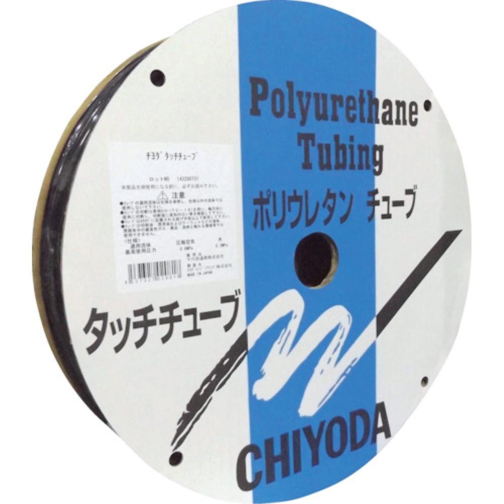 ■チヨダ　ＴＥタッチチューブ　４ｍｍ／１００ｍ　黒　TE-4X2.5-100　BK TE-4X2.5-100　BK