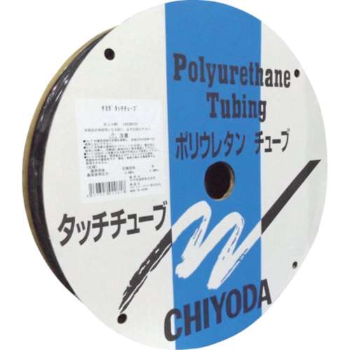 ■チヨダ　ＴＥタッチチューブ　１２ｍｍ／１００ｍ　黒　TE12100BK