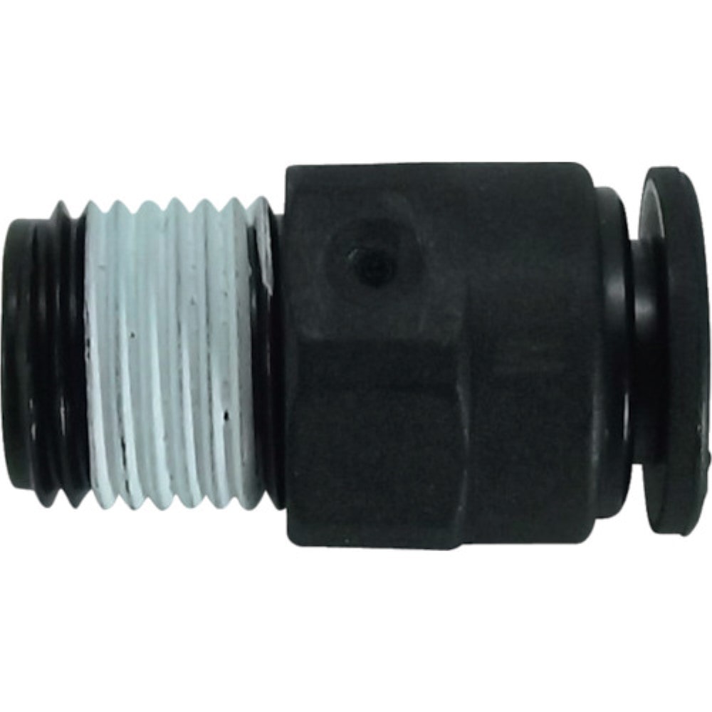 ■チヨダ　ファイブ樹脂メイルコネクタ　６ｍｍ・Ｒ１／８　FR6-01M FR6-01M