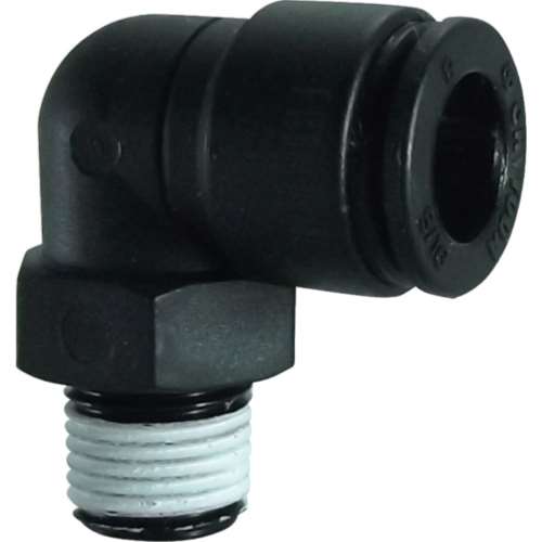 ■チヨダ　ファイブ樹脂メイルエルボ　８ｍｍ・Ｒ１／８　FR8-01ML