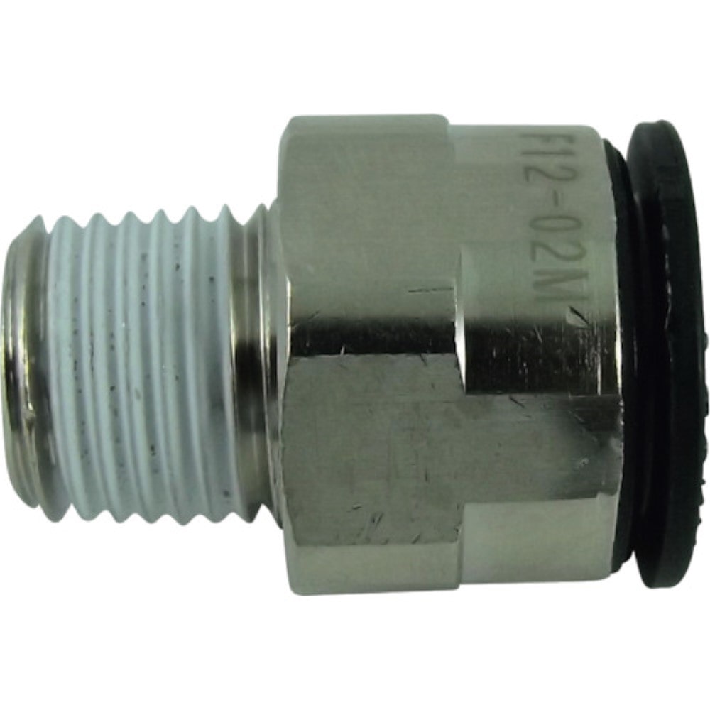 ■チヨダ　ファイブメイルコネクタ　１２ｍｍ・Ｒ１／４　F12-02M F12-02M