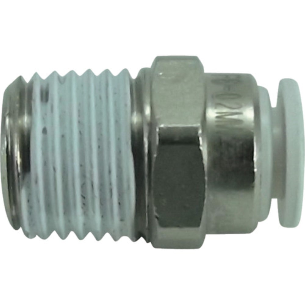 ■チヨダ　ファイブメイルコネクタ　Ｗ（白）６ｍｍ・Ｒ１／４　F6-02MW F6-02MW