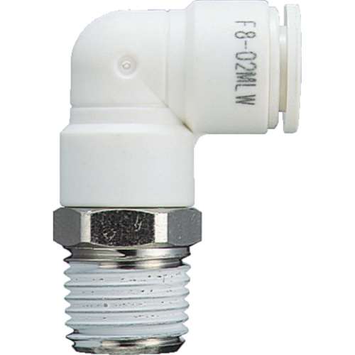 ■チヨダ　ファイブメイルエルボ　Ｗ（白）１２ｍｍ・Ｒ１／２　F12-04MLW