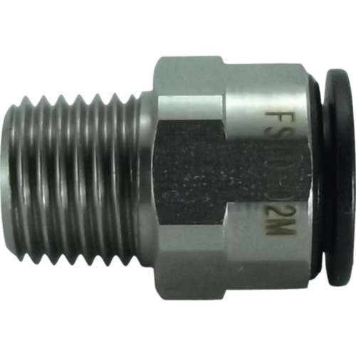 ■チヨダ　ファイブＳＵＳメイルコネクタ　１０ｍｍ・Ｒ１／４　FS10-02M