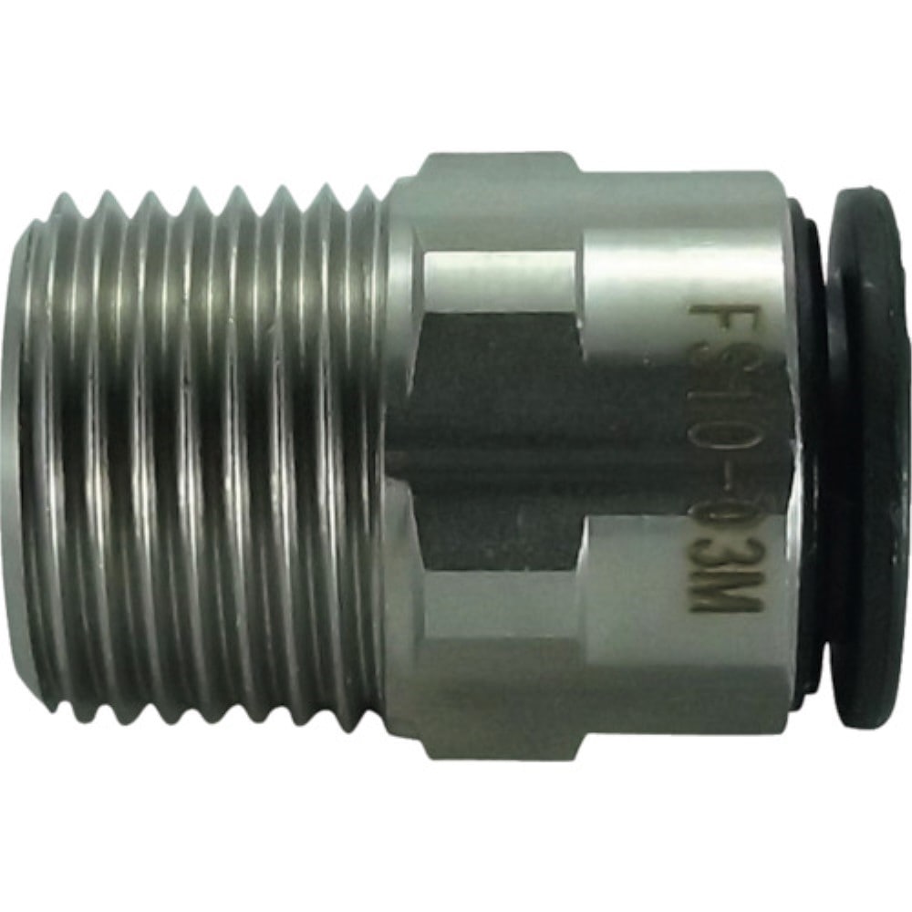 ■チヨダ　ファイブＳＵＳメイルコネクタ　１０ｍｍ・Ｒ３／８　FS10-03M FS10-03M