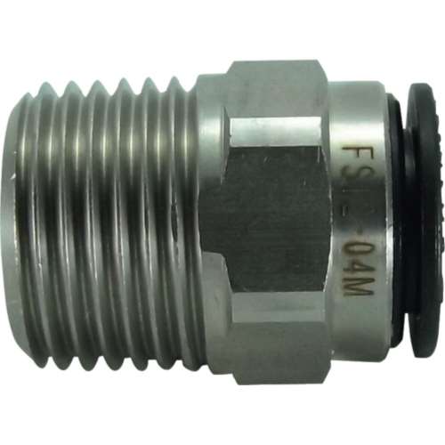 ■チヨダ　ファイブＳＵＳメイルコネクタ　１２ｍｍ・Ｒ１／２　FS12-04M