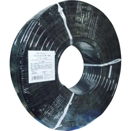 ■チヨダ　ＴＥタッチチューブ　ＢＫ（黒）１６ｍｍ／１００ｍ　黒　TE-16-100　BK