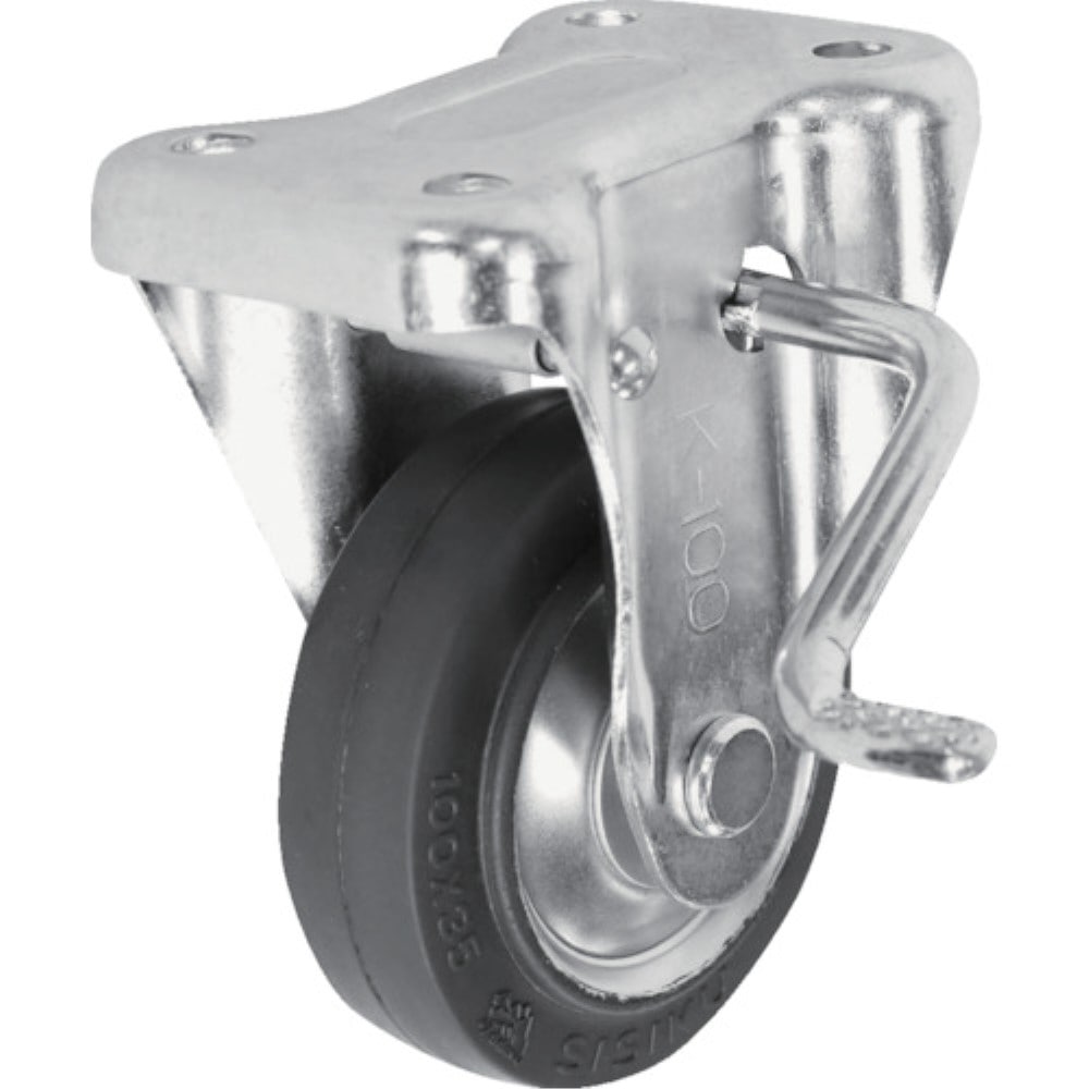 ■シシク　固定車　ブレーキ付　１００ｍｍ　WKB-100 WKB-100