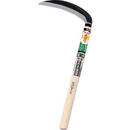 ■豊稔　萬作　片刃薄鎌　安来鋼付１８０ｍｍ　HT-0358