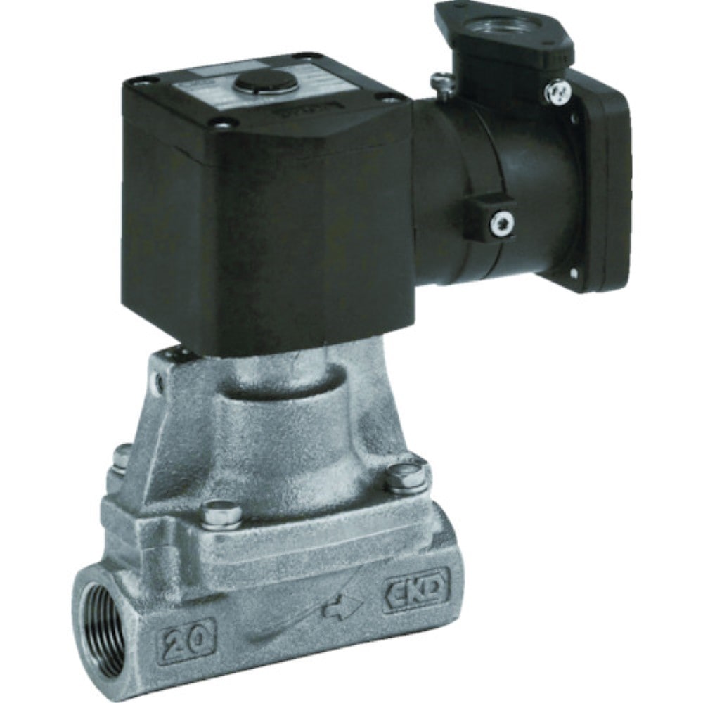 ■ＣＫＤ　パイロット式　防爆形２ポート弁　ＡＤシリーズ（蒸気用）　AP11E2-25A-C4T-AC100V AP11E2-25A-C4T-AC100V