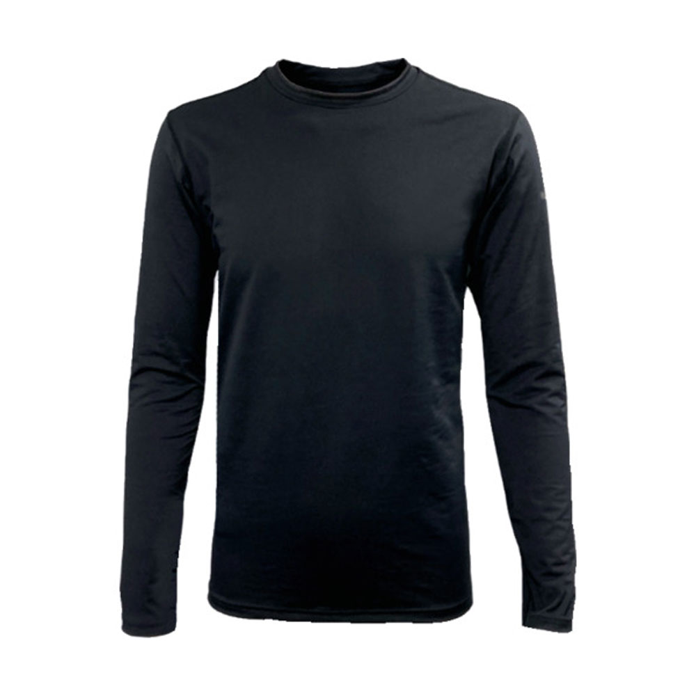 トラスコ中山　クルーネックインナー　ＬＤＬ　ＦＴＰＣ　Ｌ／Ｓ　ブラック　ＸＬ　ＦＴＰＣ－２５１５１６３２