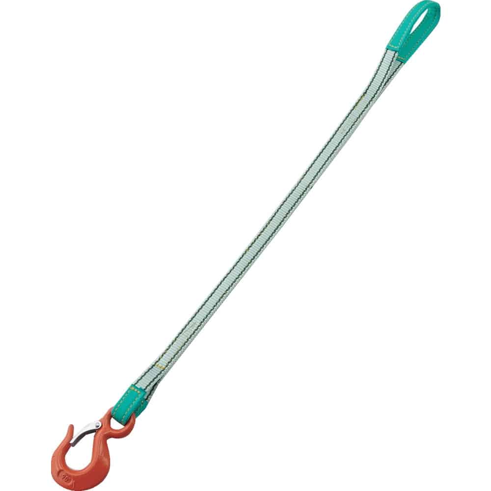 トラスコ中山 1本吊ベルトスリングセット 25mm幅X1m 最大使用荷重1t 基本使用荷重（t）1