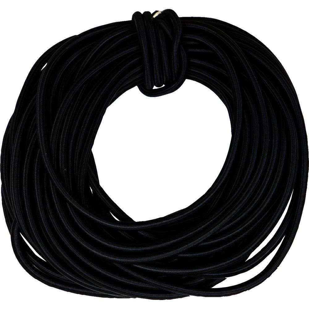 トラスコ中山 丸ゴムロープ イージーロープ 6mmX15m 黒 ER715BK-A