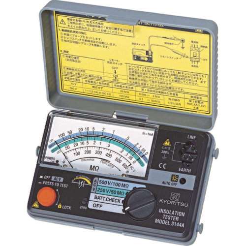 ■ＫＹＯＲＩＴＳＵ　２レンジ小型絶縁抵抗計　MODEL3161A