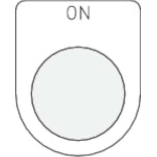 ■ＩＭ　押ボタン／セレクトスイッチ（メガネ銘板）　ＯＮ　黒　φ３０．５　P30-5