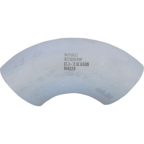■住金　ステンレス鋼製エルボロング９　S90L-10S-15A　(1/2)