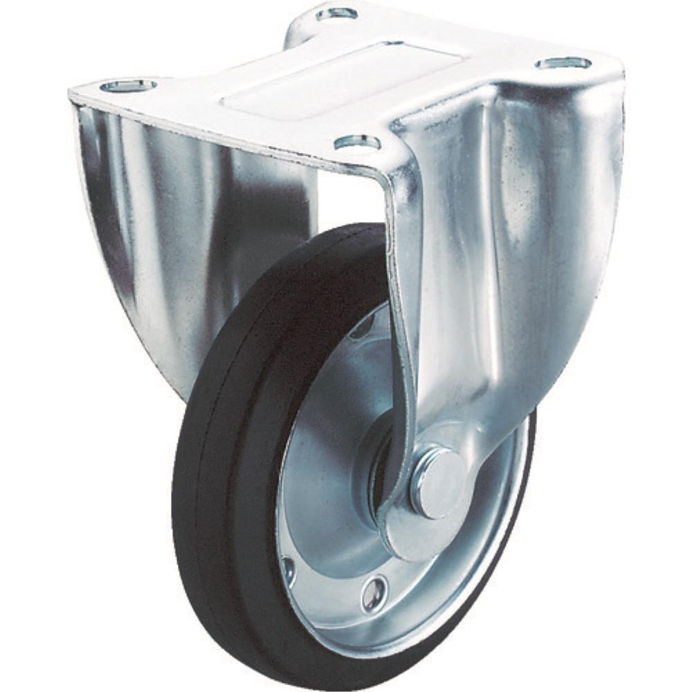 ■ユーエイ　産業用キャスター固定車　１００径ゴム車輪　SK-100W-P SK-100W-P