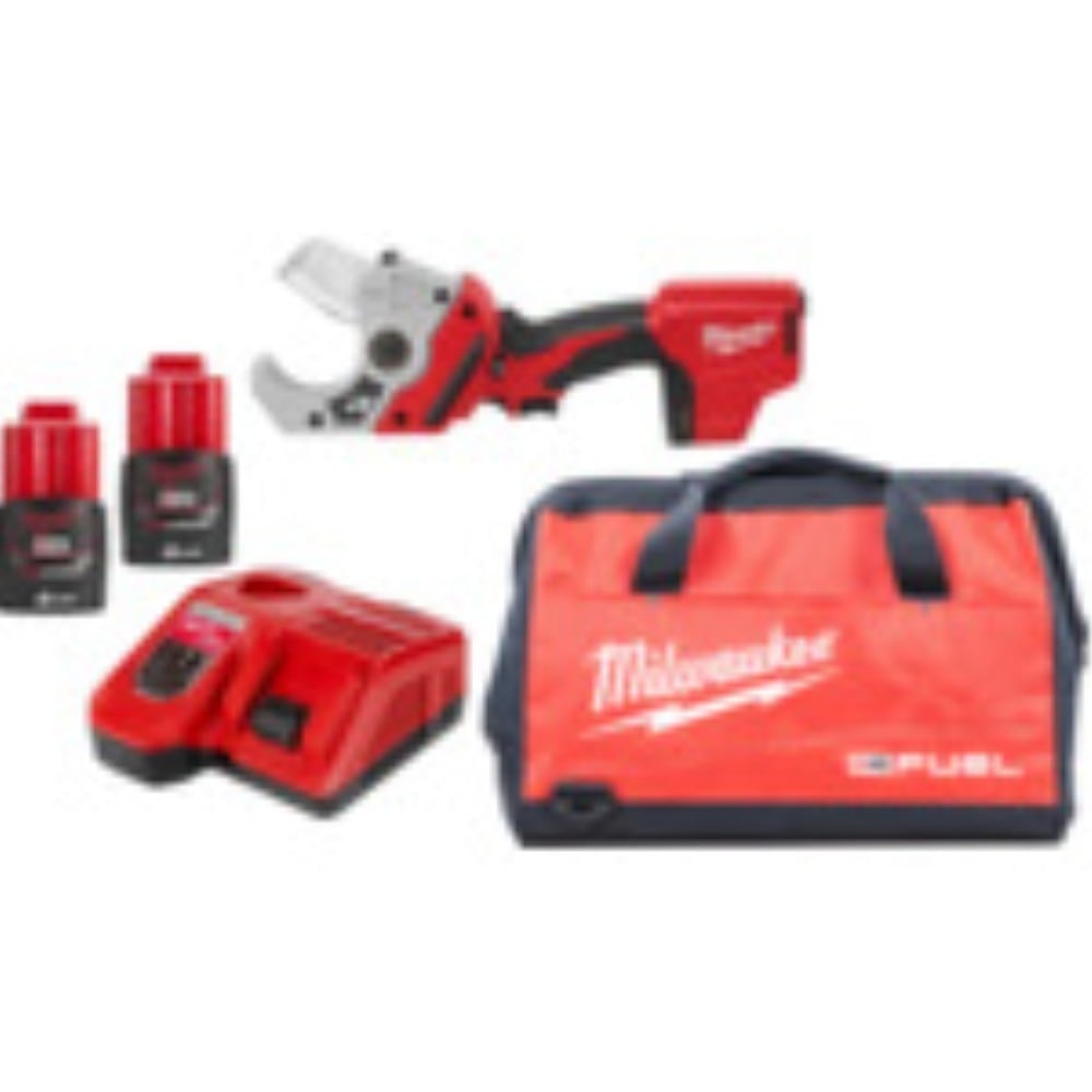 トラスコ限定セット M12 PVCカッター 3.0Ah×2キット キャリーバッグ付き C12 PPC-302B JP