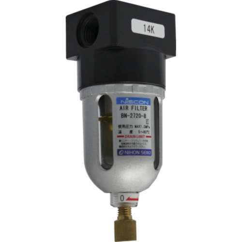 ■日本精器　エアフィルタ８Ａコンパクトタイプ　BN27208