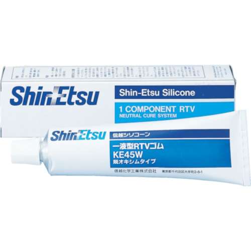信越　一般電気用ＲＴＶゴム　１００ｇ　透明　KE45-100　TM(ﾄｳﾒｲ)