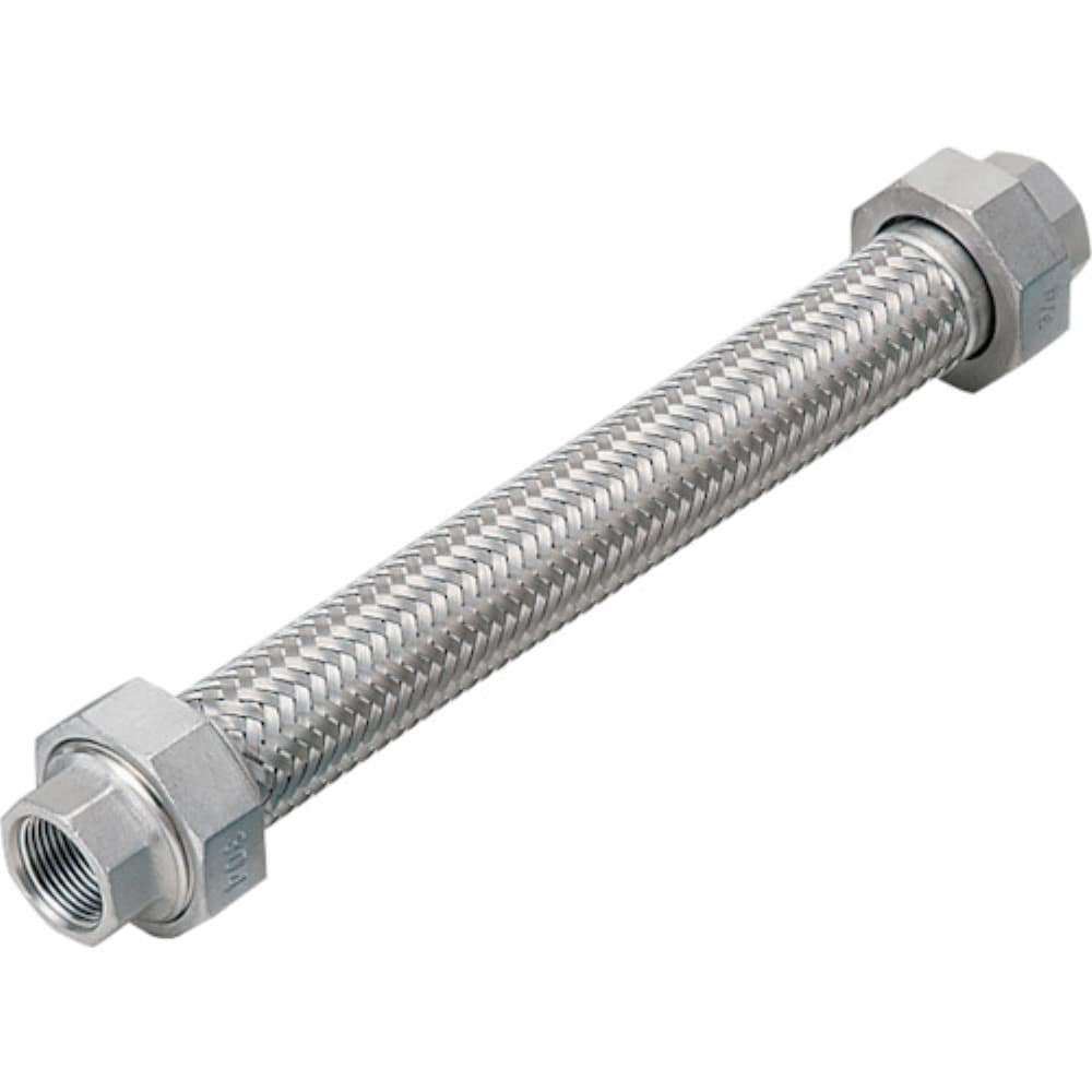 ■ＮＦＫ　ユニオン無溶接式フレキ　ＡＬＬＳＵＳ３０４　１５Ａ×５００Ｌ　NK113-15-500 NK113-15-500