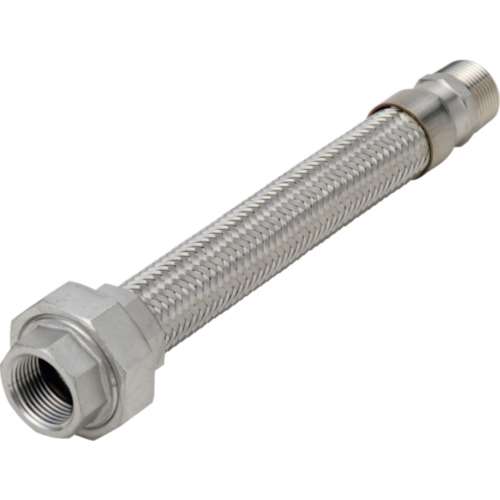 ■ＮＦＫ　ユニオン・ニップル型フレキ　ＡＬＬＳＵＳ３０４　１５Ａ×５００Ｌ　NK193-15-500