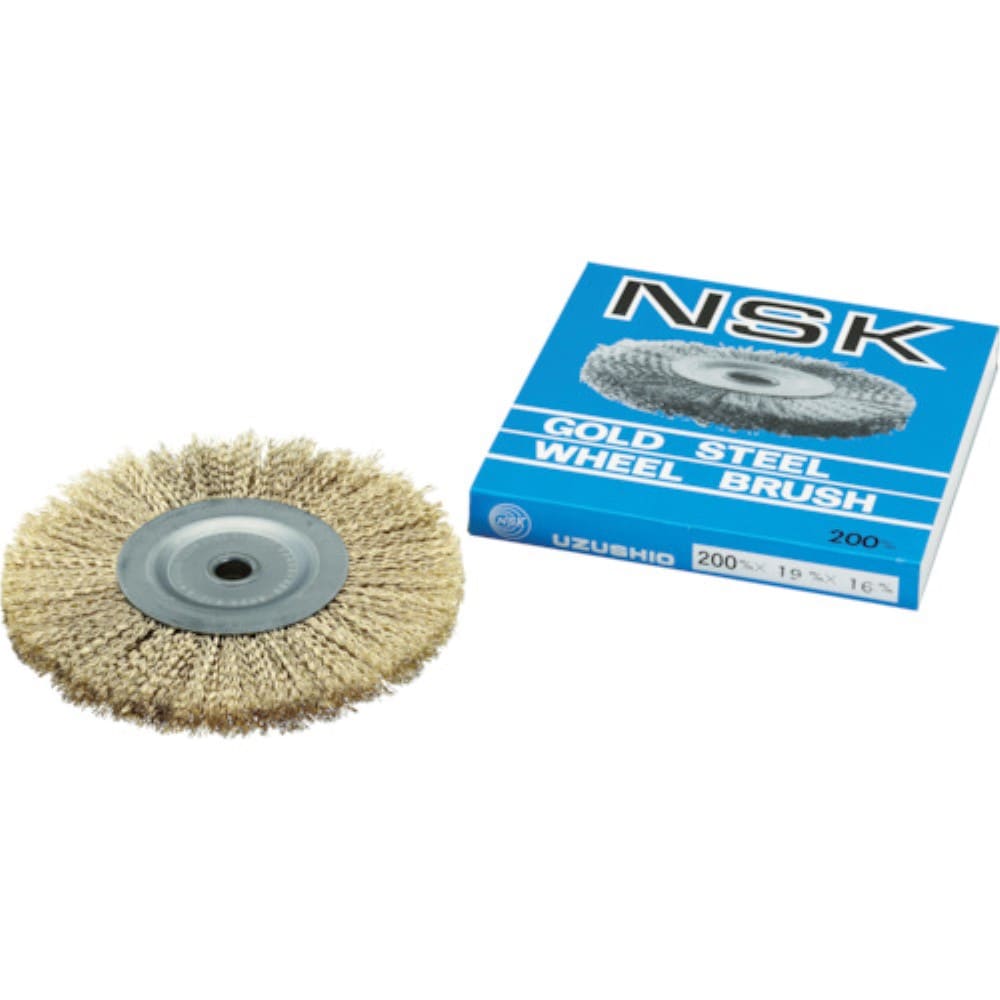 ＮＳＫ　鋼線ゴールドホイールブラシ　W-9E W-9E