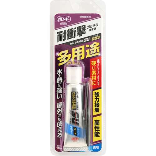コニシ(Konishi) 　ボンドウルトラ多用途ＳＵプレミアムハード　１０ｍｌ　クリアー　０５１４０